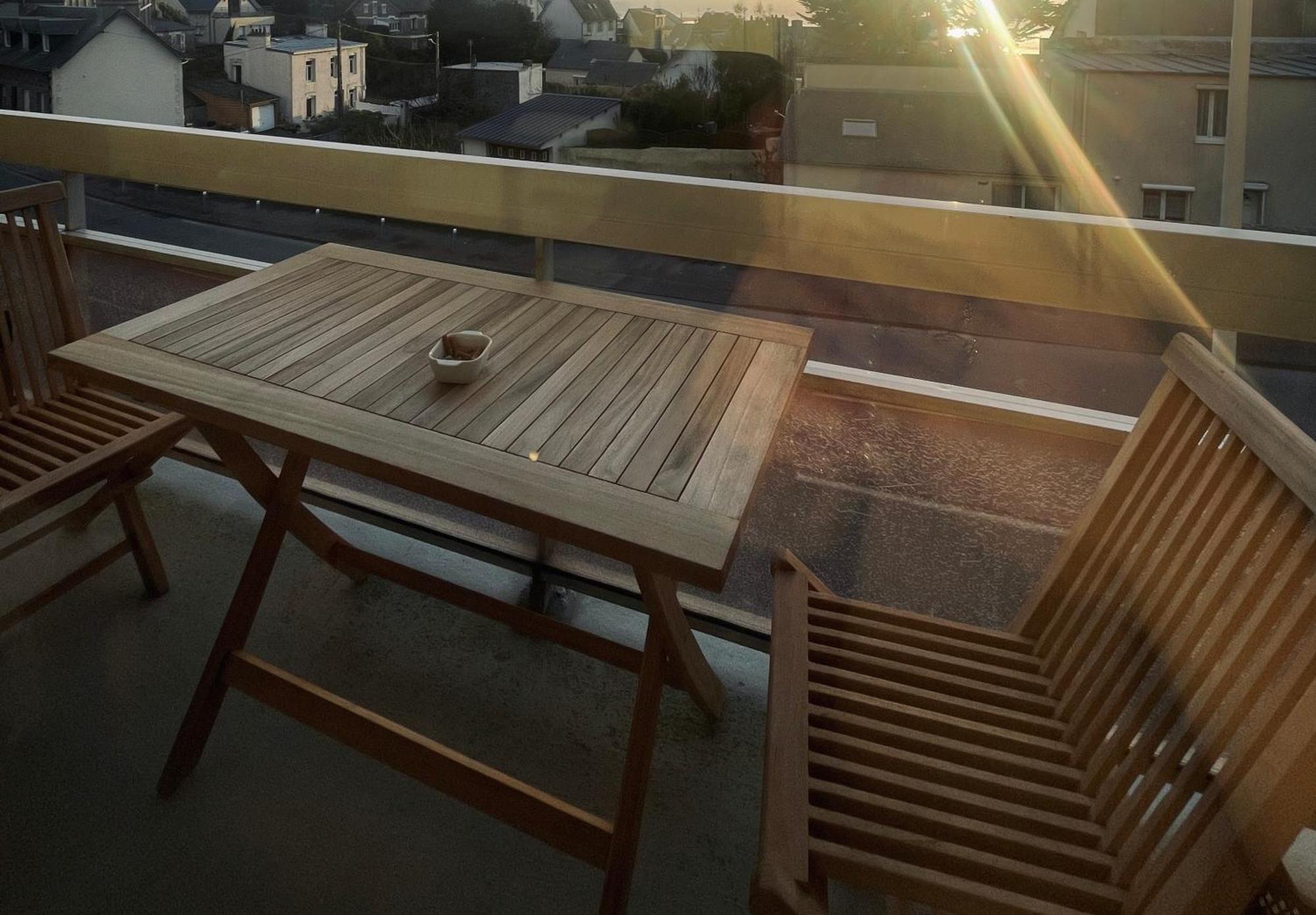 Appartement Vue Mer Proche Plage Et Centre 그랑빌 외부 사진